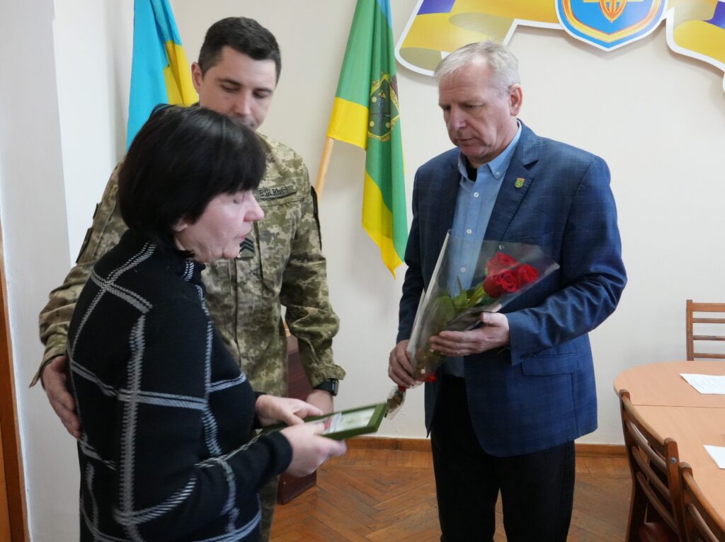 Бердичівлянин Валерій Дабіжук нагороджений нагрудним знаком «Золотий хрест»