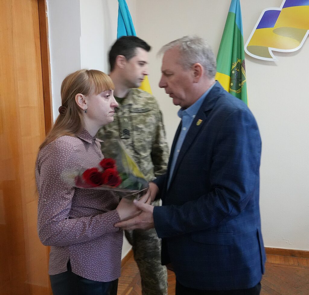 Бердичівлянин Валерій Дабіжук нагороджений нагрудним знаком «Золотий хрест»