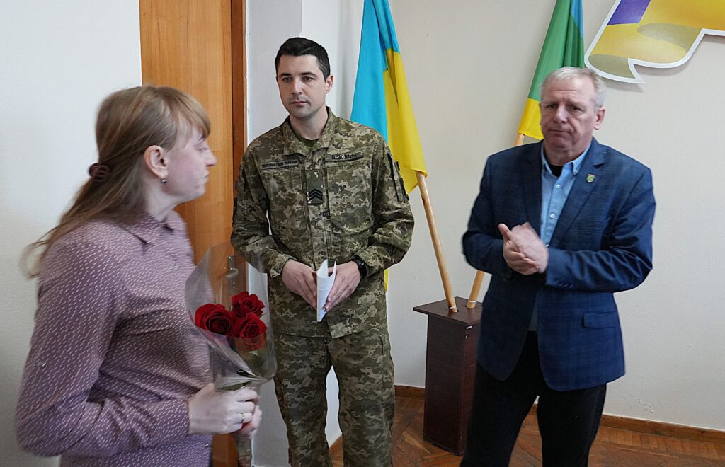 Бердичівлянин Валерій Дабіжук нагороджений нагрудним знаком «Золотий хрест»