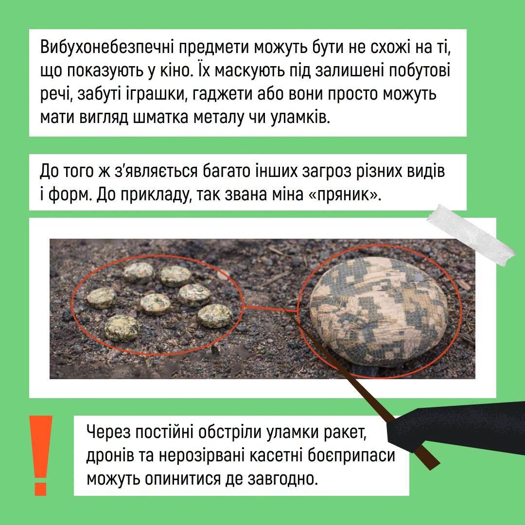 ДСНС про мінну безпеку
